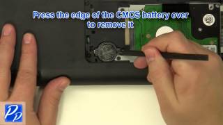 Dell Inspiron 14Z N411z CMOS Battery Replacement Video Tutorial [upl. by Attwood]