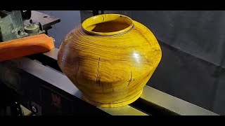 WOOD TURNING BLACK LOCUST [upl. by Lilian]