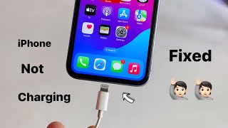 iPhone not charging solution ✅✅  iPhone charging problem Fixed 😍 [upl. by Klinges]