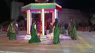 સાથીયા પુરાવો દ્વારે Saraya Village Navratri Festival 2024 Day1 navratri saraya garba [upl. by Annavas]