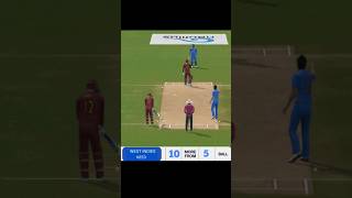 West Indies Need 10 runs in last 6 balls against India  Real Cricket 24shorts [upl. by Gnoc650]