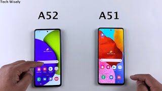 SAMSUNG A52 vs A51 Speed Test [upl. by Wager85]