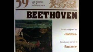 Dieter Zechlin  Beethoven Sonata op27 no1 Quasi una Fantasia [upl. by Introk]