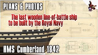 The HMS CUMBERLAND 1842 model ship PLANS amp PHOTOS  Funniest SuperHeroes [upl. by Eulaliah]