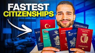 12 Fastest Countries for Citizenship by investment [upl. by Edijabab]