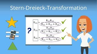 Stern Dreieck Transformation  Umwandlung  Elektrotechnik einfach erklärt [upl. by Cavit]