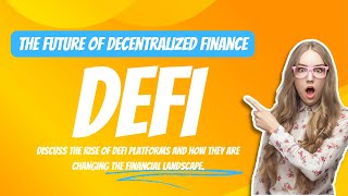 The Future of DeFi How Decentralized Finance is Revolutionizing Money  Coinicyt [upl. by Domineca917]