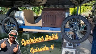 First Cyclekart Build Ep 4 Progress  Engine Is Running [upl. by Ennaej778]