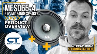 CT Sounds MESO654 500 Watt 65quot Midrange Speaker  Product Overview [upl. by Alejandrina]