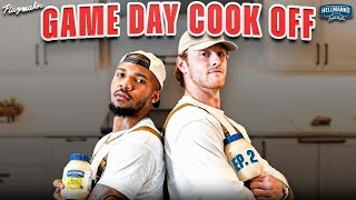 Will Levis amp Tony Pollard Get Spicy With Nacho Competition  Hellmann’s Game Day Cook Off Ep 2 [upl. by Leuamme]