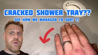 Watch This Video If Your Shower Tray Is Cracked [upl. by Nahgrom]