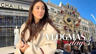 Festive Shopping at Chanel amp Battersea Power Station Vlogmas 3  Tamara Kalinic [upl. by Elwee]