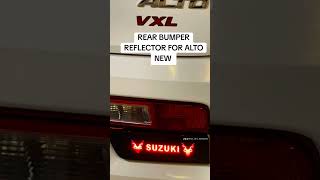 REAR BUMPER REFLECTOR FOR SUZUKI ALTO NEW FANCY 03273712598 [upl. by Freeman891]