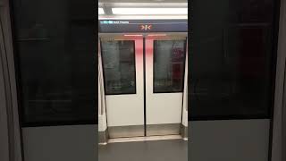 Singapore MRT Door Closing DownTown Line C951 downtownline massrapidtransit singaporemrt [upl. by Ahsiki]