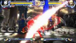 BlazBlue Arakune Vs Jin AKSYS Match [upl. by Nilyahs]