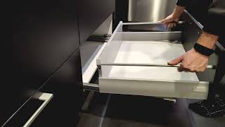 Remove Soft Close Kitchen Drawer and Tighten the Slides [upl. by Anaujal231]