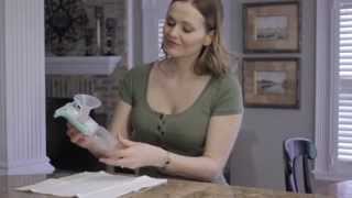 One Hand Manual Breast Pump  Purely Yours  Ameda  Spanish [upl. by Carita]