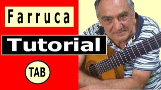 Farruca Flamenco guitar tutorial Free tab [upl. by Lessur]