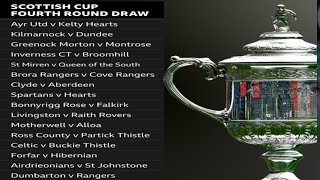 SCOTTISH CUP FOURTH ROUND DRAW REACTION [upl. by Tneciv]