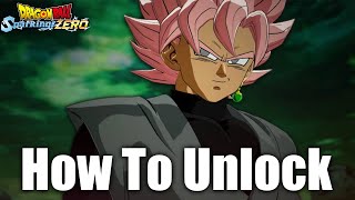 How to Unlock Goku Black in Sparking Zero [upl. by Eiruam291]