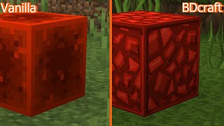 Vanilla vs BDcraft  Texture Comparison [upl. by Woody]