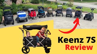 Keenz 7S Stroller Wagon Review [upl. by Alithia]