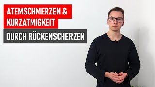 Atemschmerzen amp Kurzatmigkeit durch Rückenschmerzen Mache DIESE Übung [upl. by Undine]