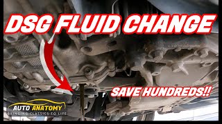 VW DSG Transmission Fluid Change Save HUNDREDS of Dollars [upl. by Burch]