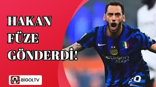 Inter  Napoli  Hakan Çalhanoğlu Napoli Ağlarına Füze Gönderdi [upl. by Naawaj]