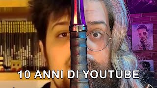 Dieci Anni di Youtube  Reaction [upl. by Nimajeb824]