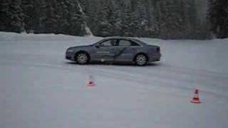 Audi A8 drift on ice [upl. by Okeim844]