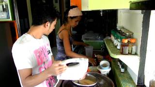 Making Filipino Ice Cream Jun 2012 [upl. by Troth]