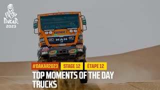 Trucks Top moments  Étape 12  Stage 12  Dakar2023 [upl. by White]