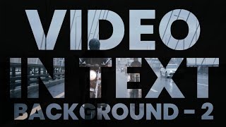 Video in Text Background using Html amp CSS only  No Javascript [upl. by Philine284]