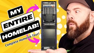 Complete Homelab Tour  Hardware Networking and Apps [upl. by Ahsatin]