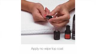 How to Apply Peel Off Strip Gel Base Coat With Original SensatioNail [upl. by Nautna]