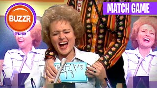 Match Game  Betty Whites BIRTHDAY CELEBRATION  BUZZR [upl. by Gnuj]