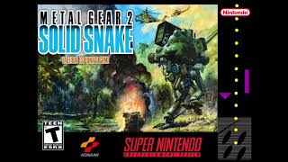 Metal Gear 2  Solid Snake Theme SNES soundfont mashup [upl. by Elie]