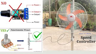 Make Fan Speed Controller \\ Dc 12 volt fan dimmer \\ Speed Controller [upl. by Rett]