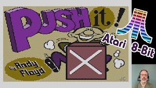 Atari 8Bit Game Play Push It [upl. by Fania771]