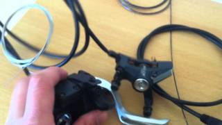 Shimano XTR M975 Dual Control Hydraulic Disk Brake Levers with BRM975 calipers [upl. by Neneek309]