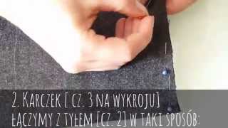 DIY krok po kroku  trapezowa sukienka by Iwińskacom szycie [upl. by Nnaeiram]