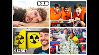 MrBeast 24 hours epic challenge compilations part 2 [upl. by Nirrad]