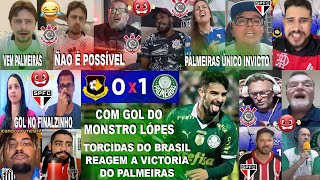 TORCIDAS DO BRASIL AO SÃƒO BERNARDO 0X1 PALMEIRAS COM GOL DO FLACO LÃ“PES  O MONSTRO TÃ IMPARÃVEL [upl. by Acassej]