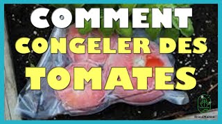 Comment congeler des tomates [upl. by Annas]