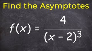 Find the vertical and horizontal asymptotes [upl. by Leamiba93]