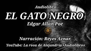 El gato negro  Edgar Allan Poe Audiolibro completo en español Narración Reyes Aznar [upl. by Barbe267]