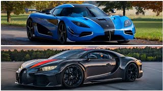 Koenigsegg Agera RS Vs Bugatti Chiron Super Sport Acceleration 0400 kmh to Top Speed [upl. by Radley]