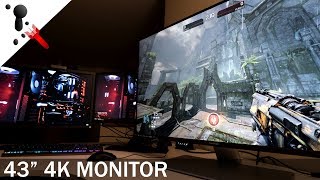 ViewSonic VX43804K Review 10bit IPS 43quot Monitor [upl. by Gilles]