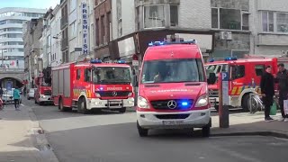 Brandweer Politie en Ziekenwagen met spoed onderweg in Antwerpen [upl. by Perusse]